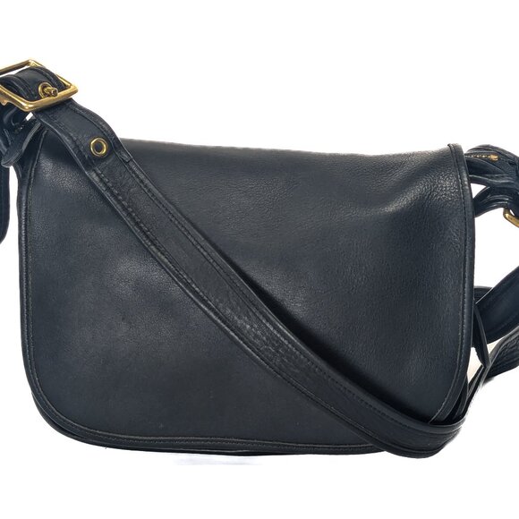 COACH Handmade Vintage Patricia‘s Legacy Bag Black Leather - Picture 3 of 15